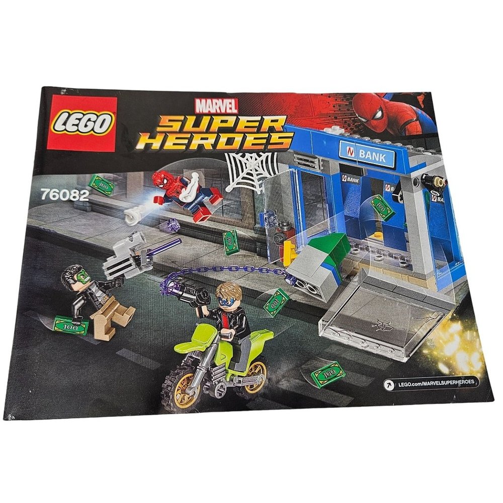 Lego Spider Man Marvel Comics 76082 Manual Instruction Book ONLY No Bricks Figs